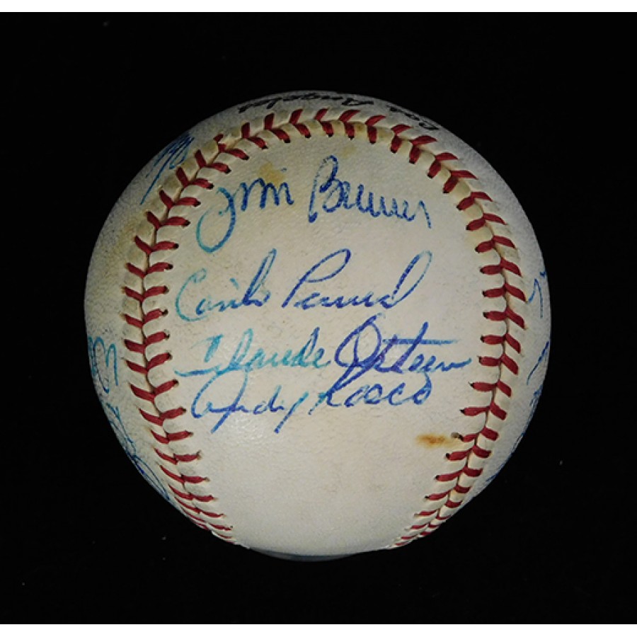 1970 Los Angeles Dodgers Team Signed Baseball (20 Signatures)., Lot  #43099