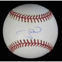 JD Drew Signed Major League Baseball In Blue Pen MLB and TRISTAR Authenticated