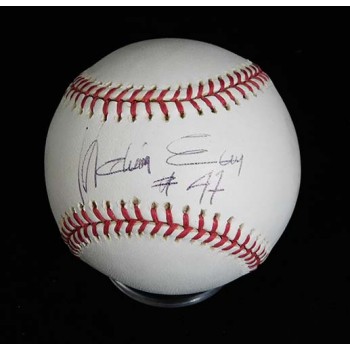 Kelvin Escobar Signed Official Major League Baseball JSA Authenticated