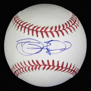 Danny Espinosa Signed Major League Baseball In Blue Pen MLB Authenticated