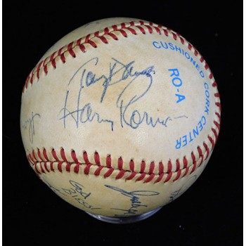 Famous Personalities Signed Official AL Baseball by 10 JSA Authenticated