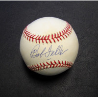 Bob Feller Signed Official Rawlings American League Baseball JSA Authenticated