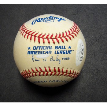 Rollie Fingers Signed Official American League Baseball JSA Authenticated