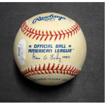 Rollie Fingers Signed Official American League League Baseball JSA Authenticated