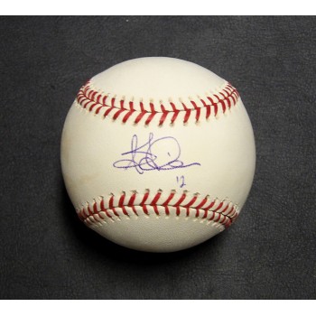 Steve Finley Signed Official National League Baseball JSA Authenticated