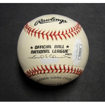 Steve Finley Signed Official National League Baseball JSA Authenticated