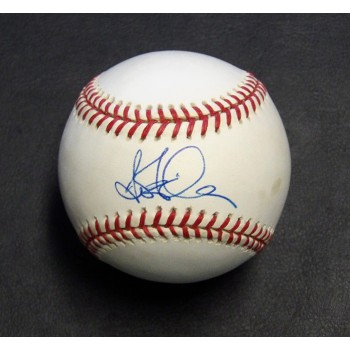 Steve Finley Signed Official Rawlings Major League Baseball JSA Authenticated
