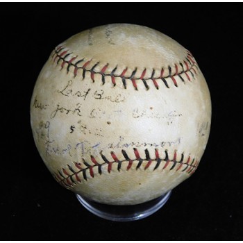 Fred Fitzsimmons Signed Spalding National League Baseball JSA Authenticated