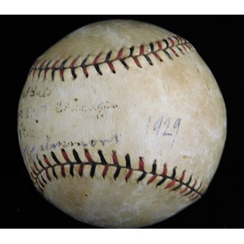 Fred Fitzsimmons Signed Spalding National League Baseball JSA Authenticated