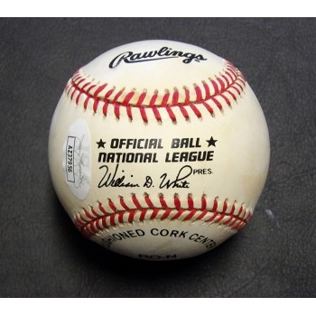 Cliff Floyd Signed Rawlings National League Baseball JSA Authenticated