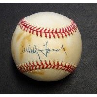Whitey Ford Signed Official American League Baseball Beckett Authenticated BAS