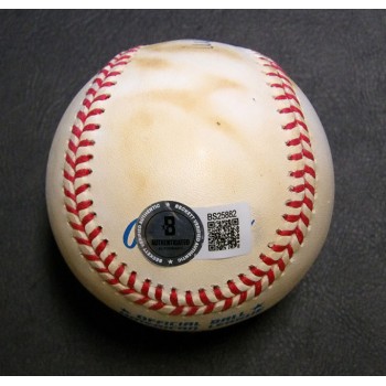 Whitey Ford Signed Official American League Baseball Beckett Authenticated BAS
