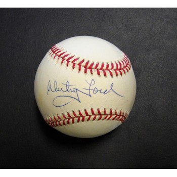 Whitey Ford Signed Official American League Baseball JSA Authenticated