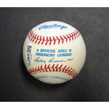 Whitey Ford Signed Official American League Baseball JSA Authenticated