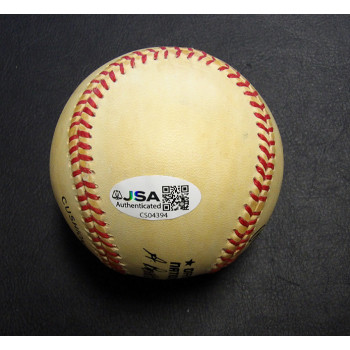 John Franco Signed Rawlings National League Baseball JSA Authenticated