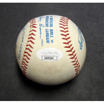 Julio Franco Signed Rawlings American League Baseball JSA Authenticated