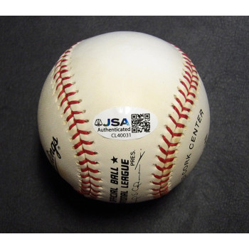 Andres Galarraga Signed Official National League Baseball JSA Authenticated