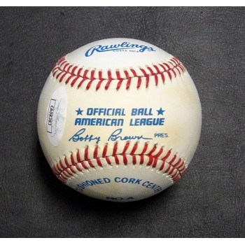 Charlie Gehringer Signed Official American League Baseball JSA Authenticated