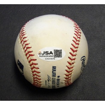 Jason Giambi Signed Rawlings MLB Major League Baseball JSA Authenticated Toned