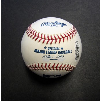 Jason Giambi Signed Rawlings MLB Major League Baseball JSA Authenticated Toned