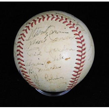 New York Giants 1949 Team Signed National League Baseball 28 JSA Authenticated