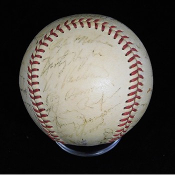 New York Giants 1949 Team Signed National League Baseball 28 JSA Authenticated