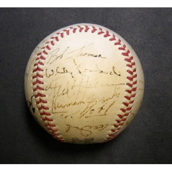 New York Giants 1951 Team Signed National League Baseball 25+ JSA Authenticated
