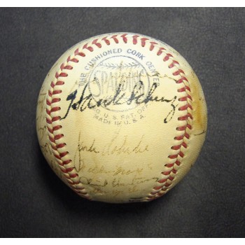 New York Giants 1951 Team Signed National League Baseball 25+ JSA Authenticated