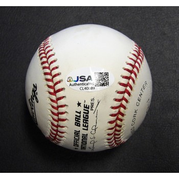 Shawn Green Signed Official Rawlings National League Baseball JSA Authenticated