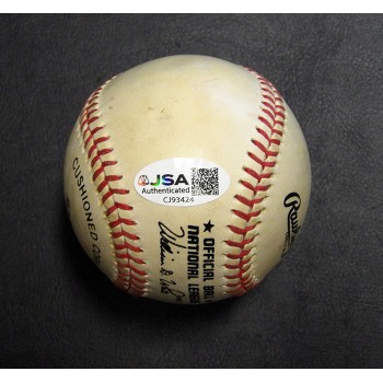 Dave Hansen Signed Rawlings Official National League Baseball JSA Authenticated