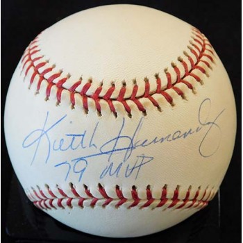 Keith Hernandez 79 MVP Signed National League Baseball TriStar Authentic