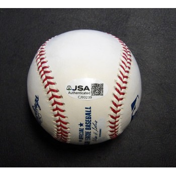Tim Hudson Signed Official Major League Baseball JSA Authenticated