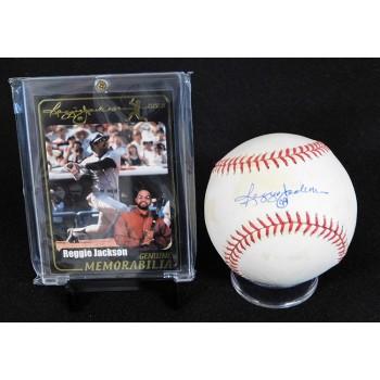 Reggie Jackson Signed MLB Official Major League Baseball Jackson Authenticated