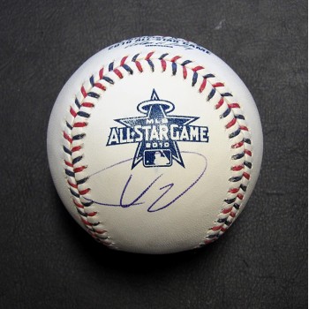 Ubaldo Jimenez Signed Rawlings 2010 All-Star Game Baseball JSA Authenticated