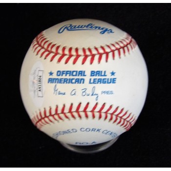 Eddie Joost Signed Official American League Baseball JSA Authenticated