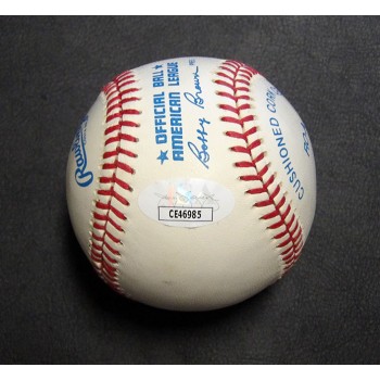 Wally Joyner Signed Rawlings American League Baseball JSA Authenticated
