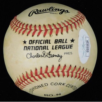 Wally Joyner Signed National League Baseball JSA Authenticated