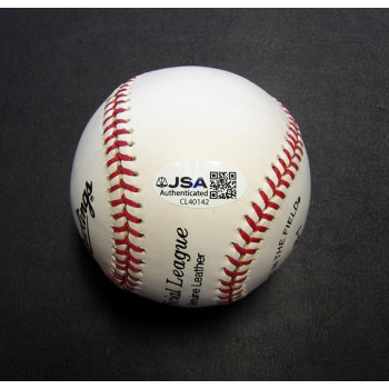 David Justice Signed Rawlings Official League Baseball JSA Authenticated