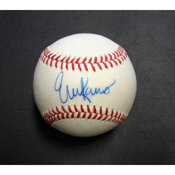 Eric Karros Signed Official National League Baseball JSA Authenticated Bleeding