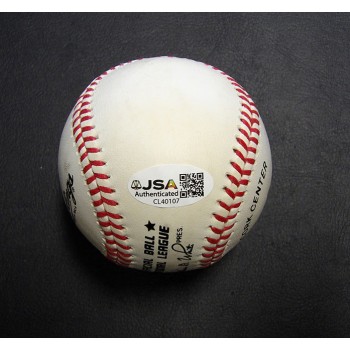 Eric Karros Signed Official National League Baseball JSA Authenticated Bleeding