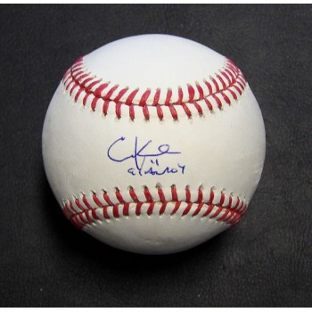Chuck Knoblauch Signed Rawlings MLB Major League Baseball TRISTAR Authenticated