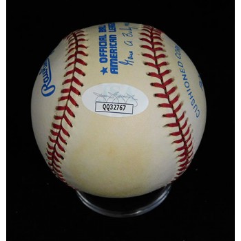 Carney Lansford Signed Official American League Baseball JSA Authenticated