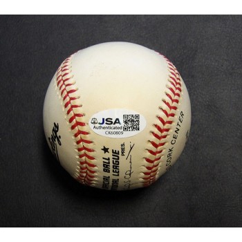 Barry Larkin Signed Official National League Baseball JSA Authenticated