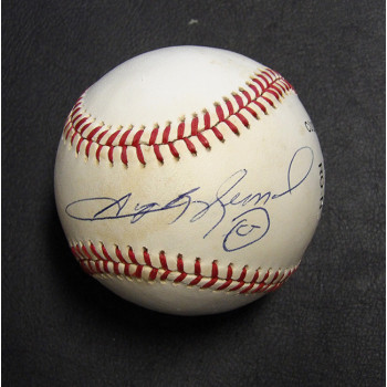 Sugar Ray Leonard Boxer Signed Rawlings National League Baseball JSA Authentic