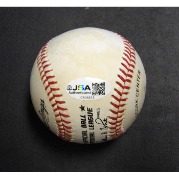 Sugar Ray Leonard Boxer Signed Rawlings National League Baseball JSA Authentic