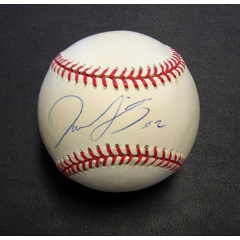 Darren Lewis Signed Official Rawlings National League Baseball JSA Authenticated