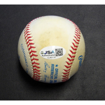 Pat Listach Signed Official Rawlings American League Baseball JSA Authenticated