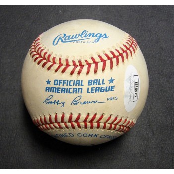 Howie Long Raiders Signed Rawlings Official American League Baseball JSA Authen