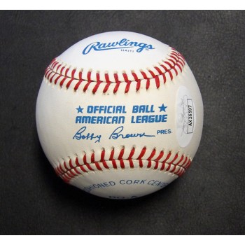 Sparky Lyle Signed Official Rawlings American League Baseball JSA Authenticated