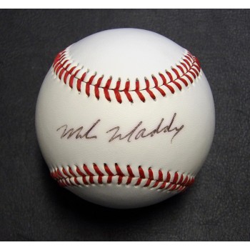 Mike Maddux Signed Official League Pro V2 Baseball JSA Authenticated